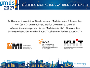 GMDS-Jahrestagung 2027